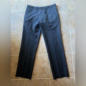 BOSS Hugo Boss - Men's Black & Gray Pinstriped  Pants, Size: 32